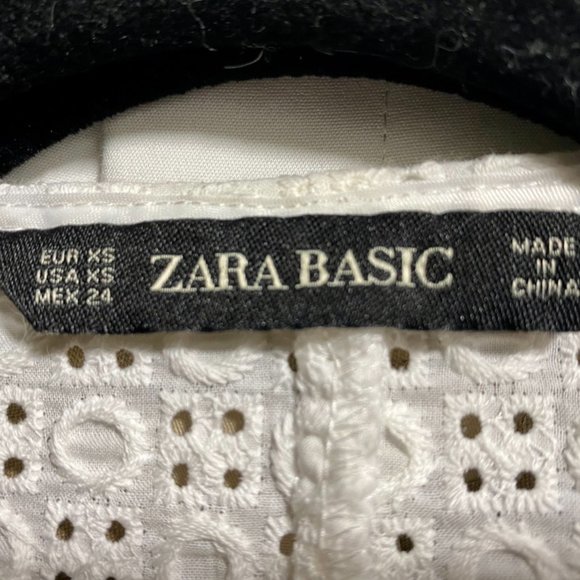 *NOT FOR SALE/SOLD* Zara cropped blazer (Size XS) Off-White - Picture 4 of 4